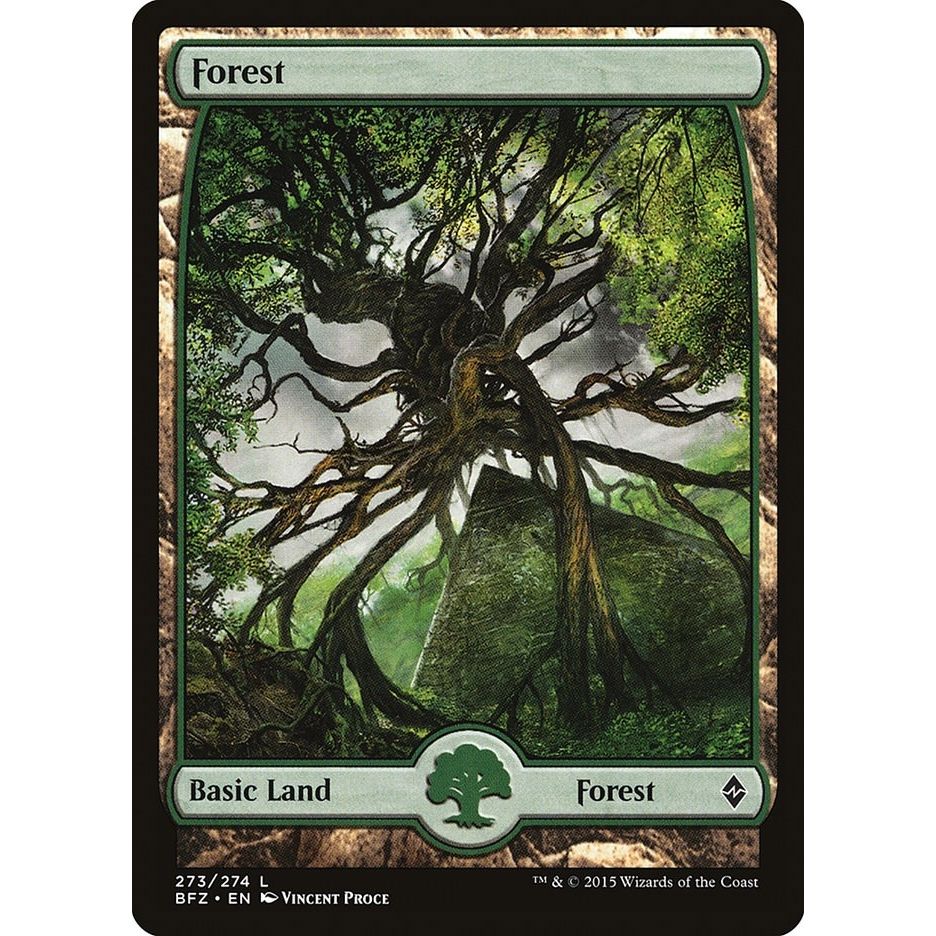Image for Forest (273) - Full Art (273) (BFZ) - Magic: The Gathering