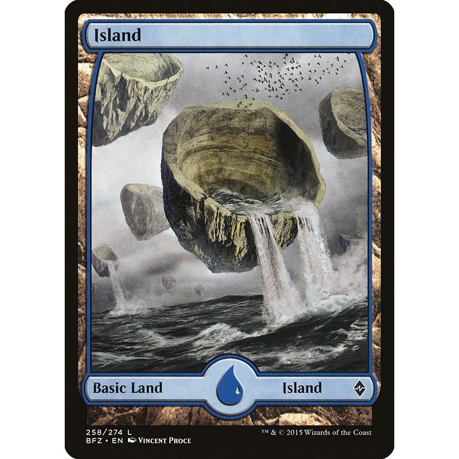 Image for Island (258) - Full Art (258) (BFZ) - Magic: The Gathering