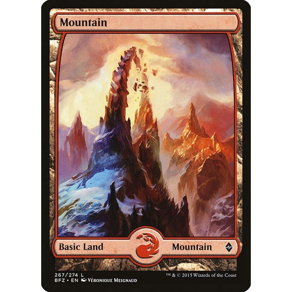 Image for Mountain (267) - Full Art (267) (BFZ) - Magic: The Gathering