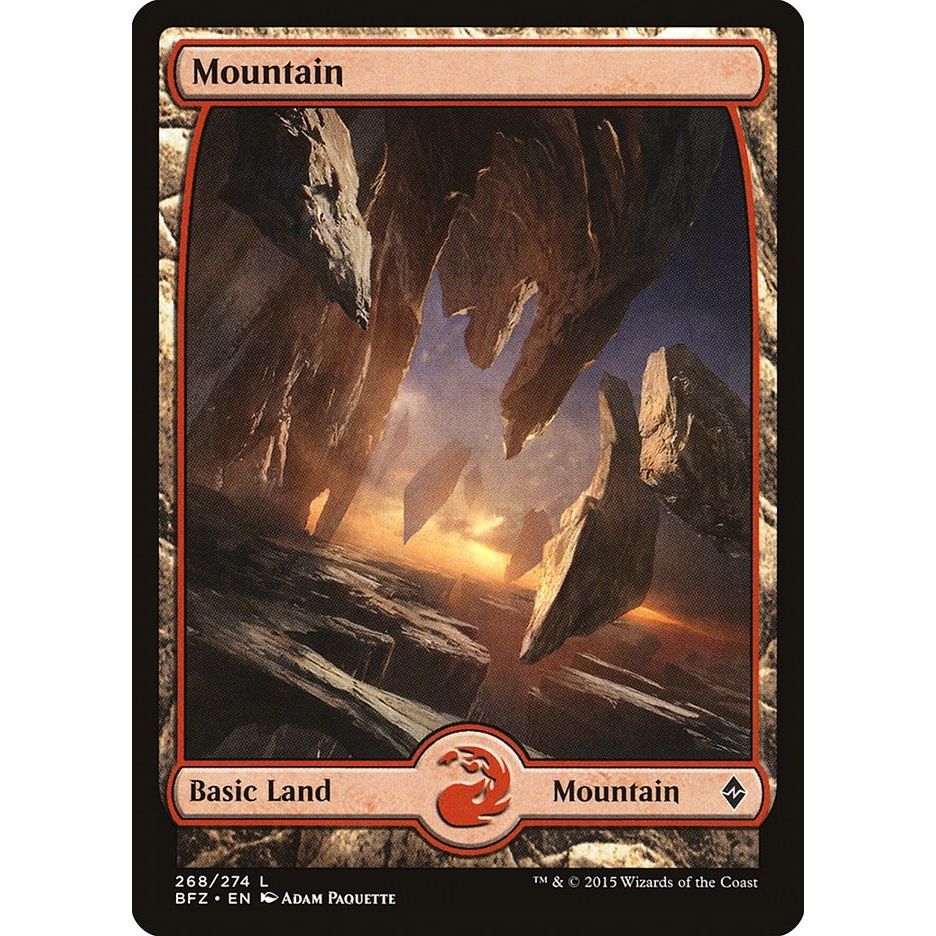 Image for Mountain (268) - Full Art (268) (BFZ) - Magic: The Gathering