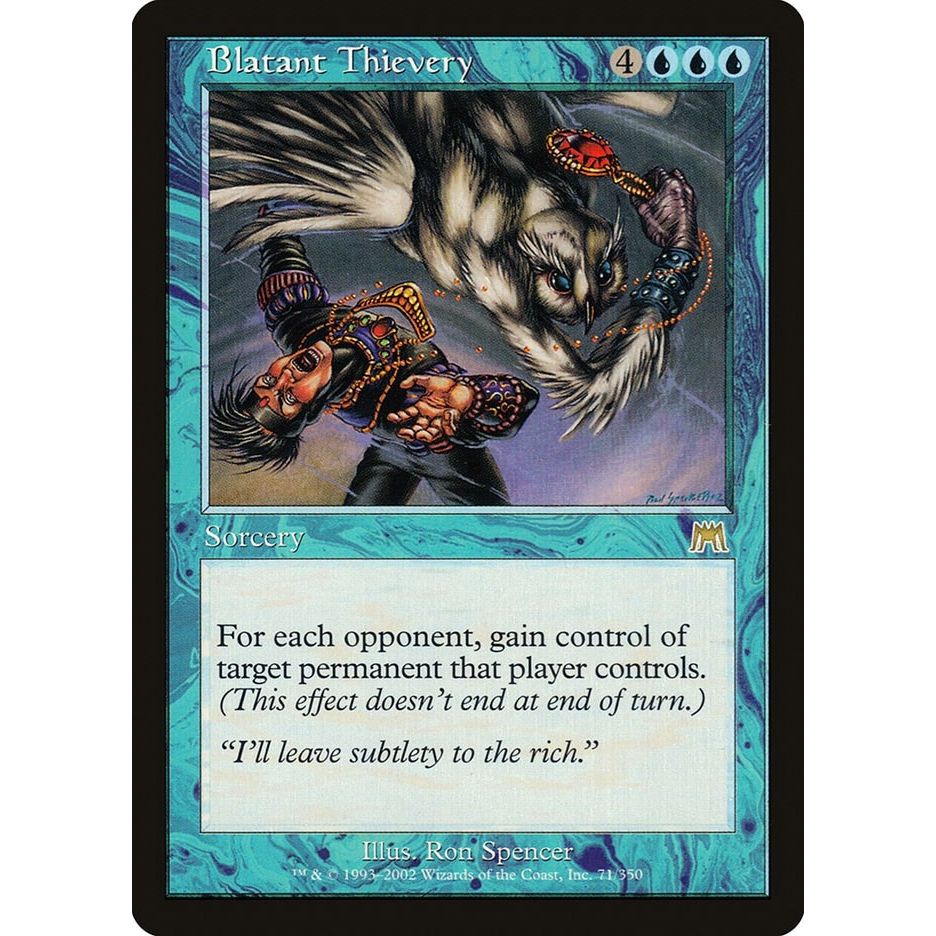 Image for Blatant Thievery (71) (ONS) - Magic: The Gathering