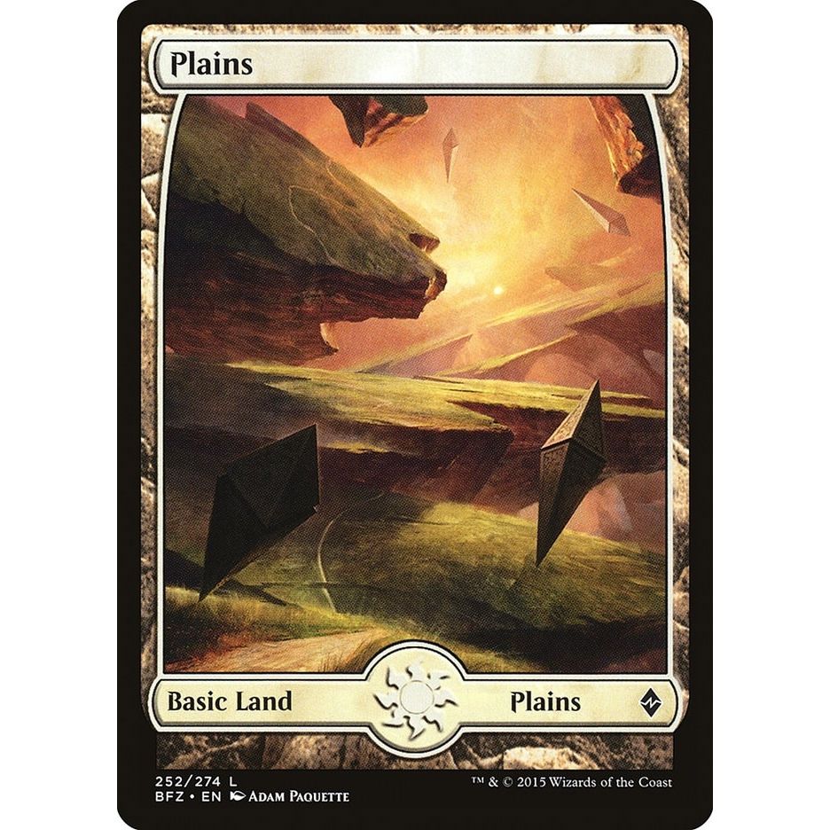 Image for Plains (252) - Full Art (252) (BFZ) - Magic: The Gathering