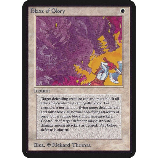 Image for Blaze of Glory (LEA) - Magic: The Gathering