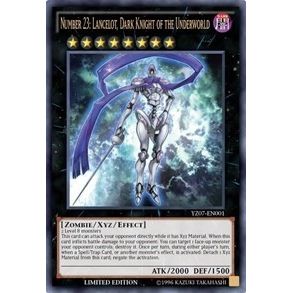 Image for Number 23: Lancelot, Dark Knight of the Underworld (YZ07-EN001) (YZ0#) - YuGiOh