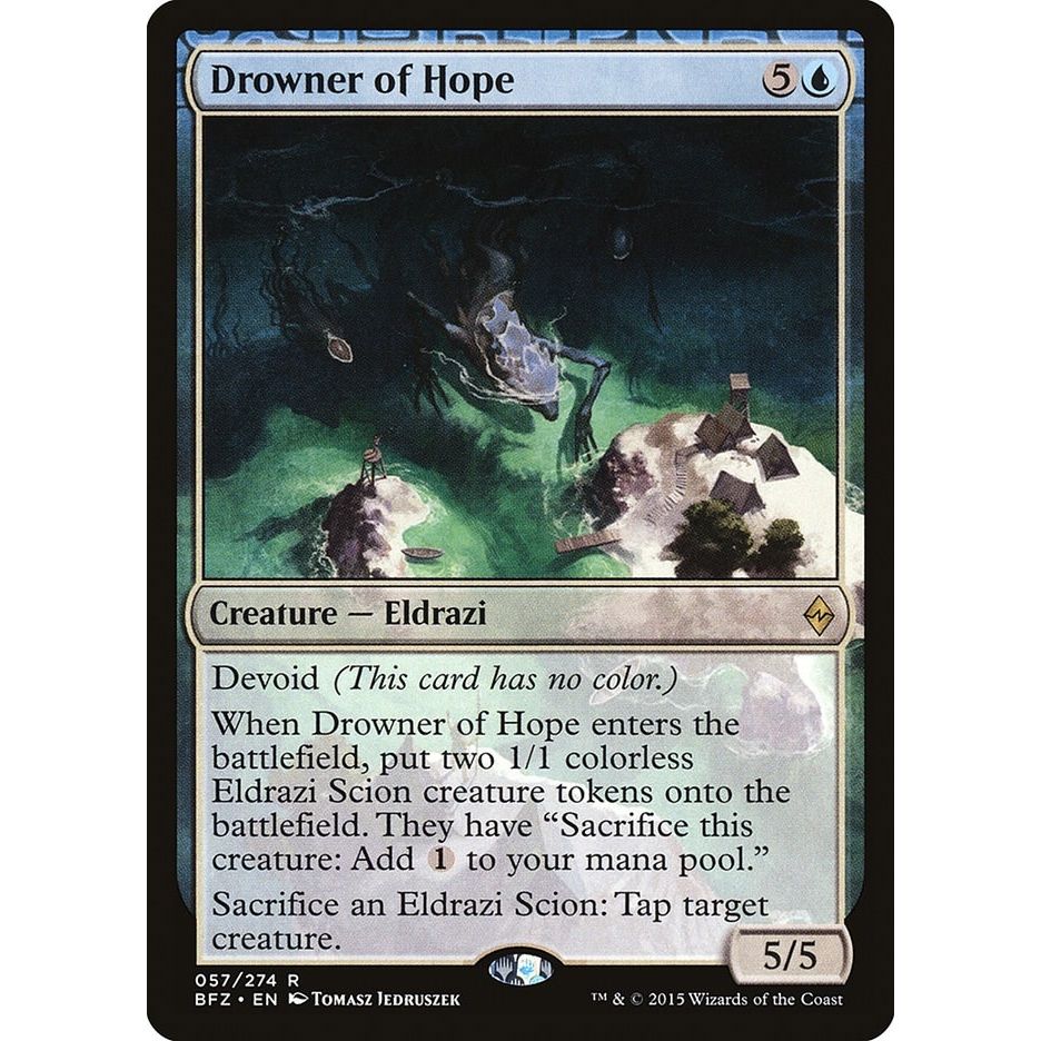 Image for Drowner of Hope (57) (BFZ) - Magic: The Gathering