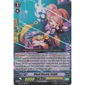 Image for Black Record, Israfil (G-BT04/014EN) (G-BT04) - Cardfight Vanguard