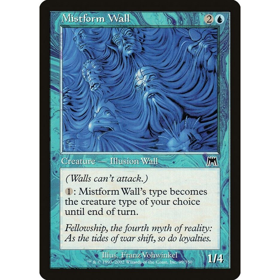 Image for Mistform Wall (99) (ONS) - Magic: The Gathering