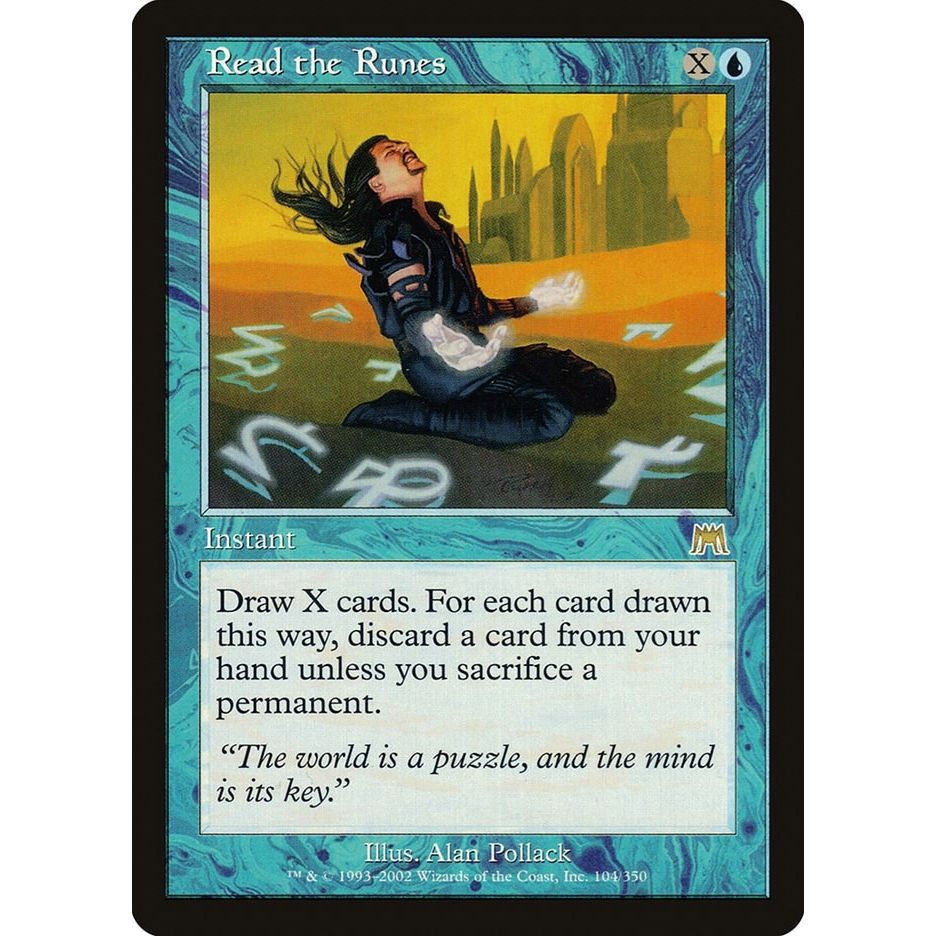 Image for Read the Runes (104) (ONS) - Magic: The Gathering