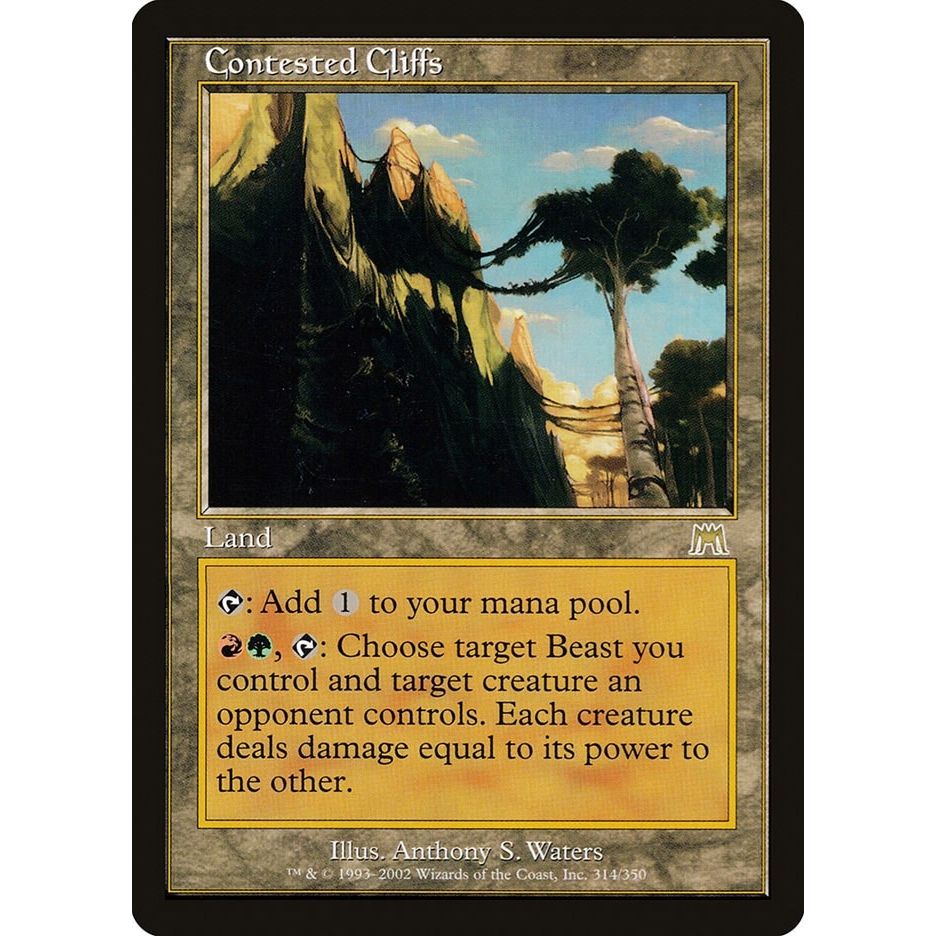 Image for Contested Cliffs (314) (ONS) - Magic: The Gathering