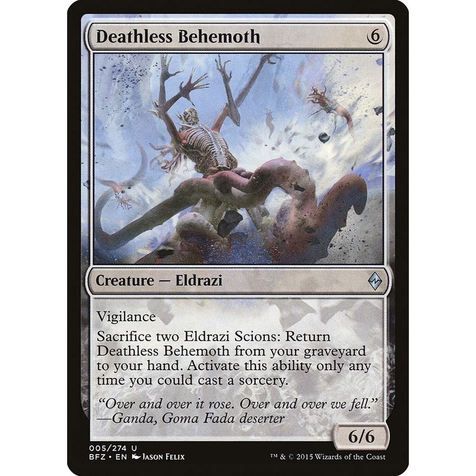 Image for Deathless Behemoth (5) (BFZ) - Magic: The Gathering
