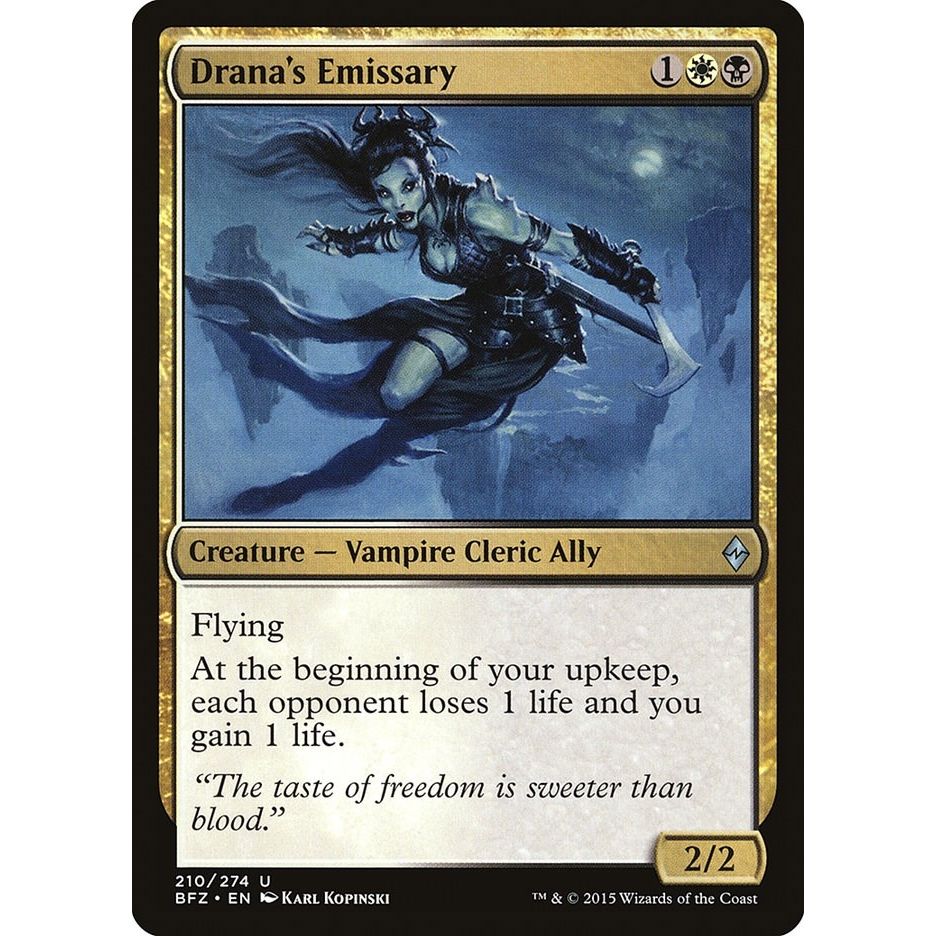 Image for Drana's Emissary (210) (BFZ) - Magic: The Gathering
