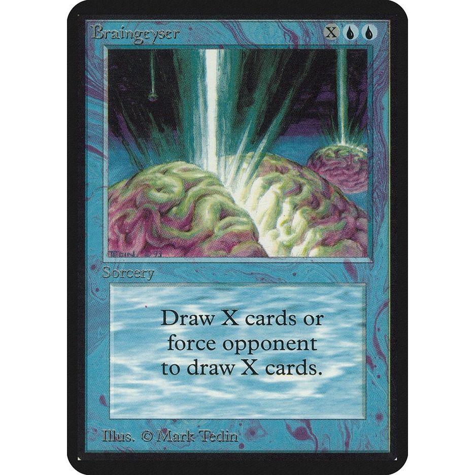Image for Braingeyser (LEA) - Magic: The Gathering