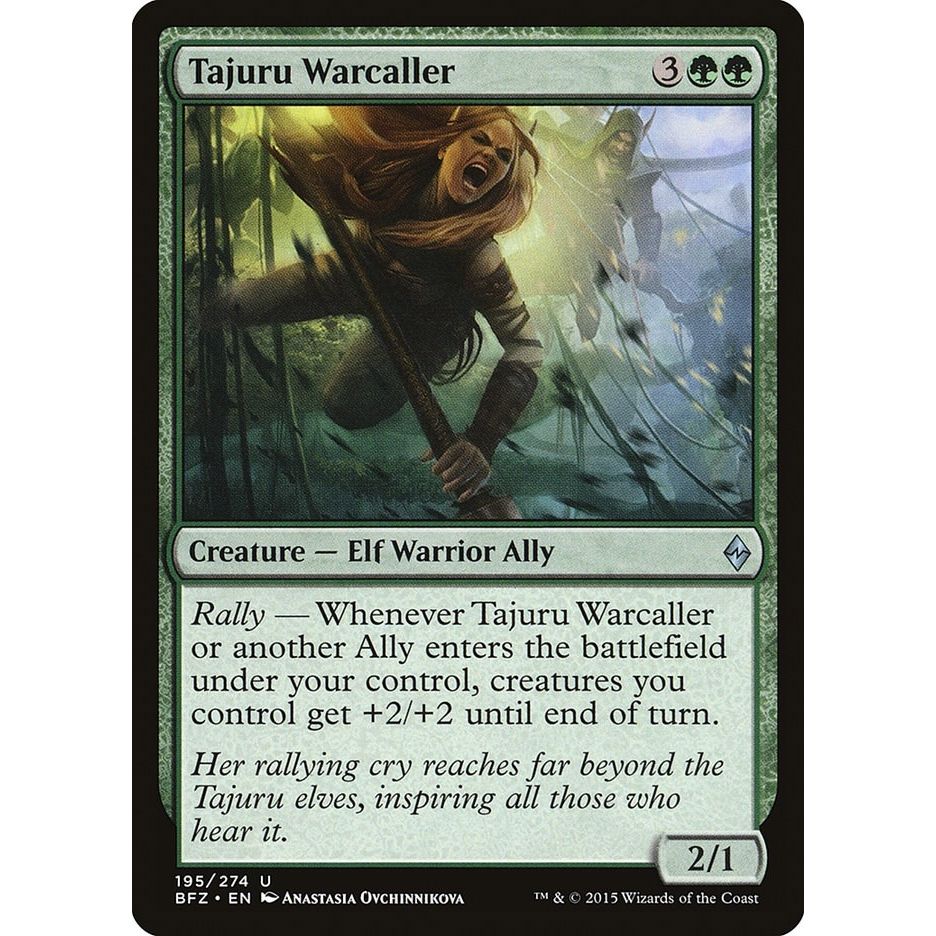 Image for Tajuru Warcaller (195) (BFZ) - Magic: The Gathering