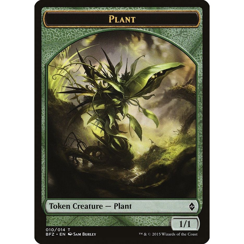 Image for Plant Token (10) (BFZ) - Magic: The Gathering