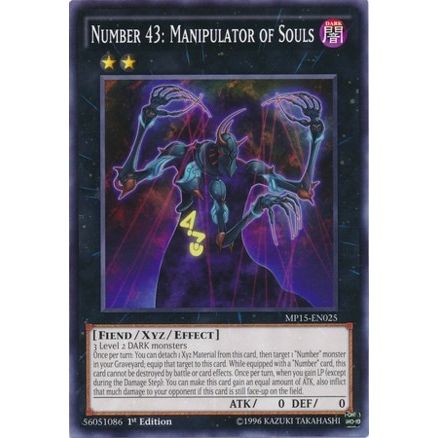 Image for Number 43: Manipulator of Souls (MP15-EN025) (MP15) - YuGiOh