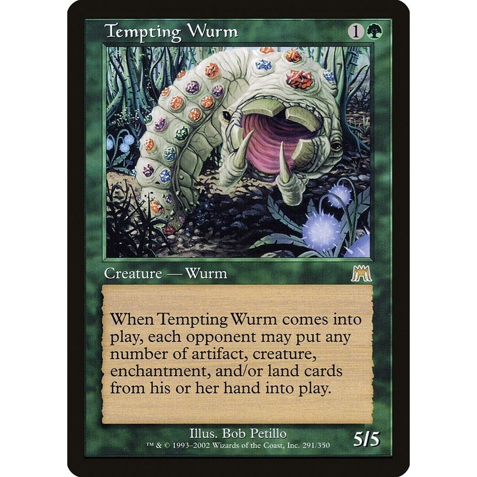 Image for Tempting Wurm (291) (ONS) - Magic: The Gathering