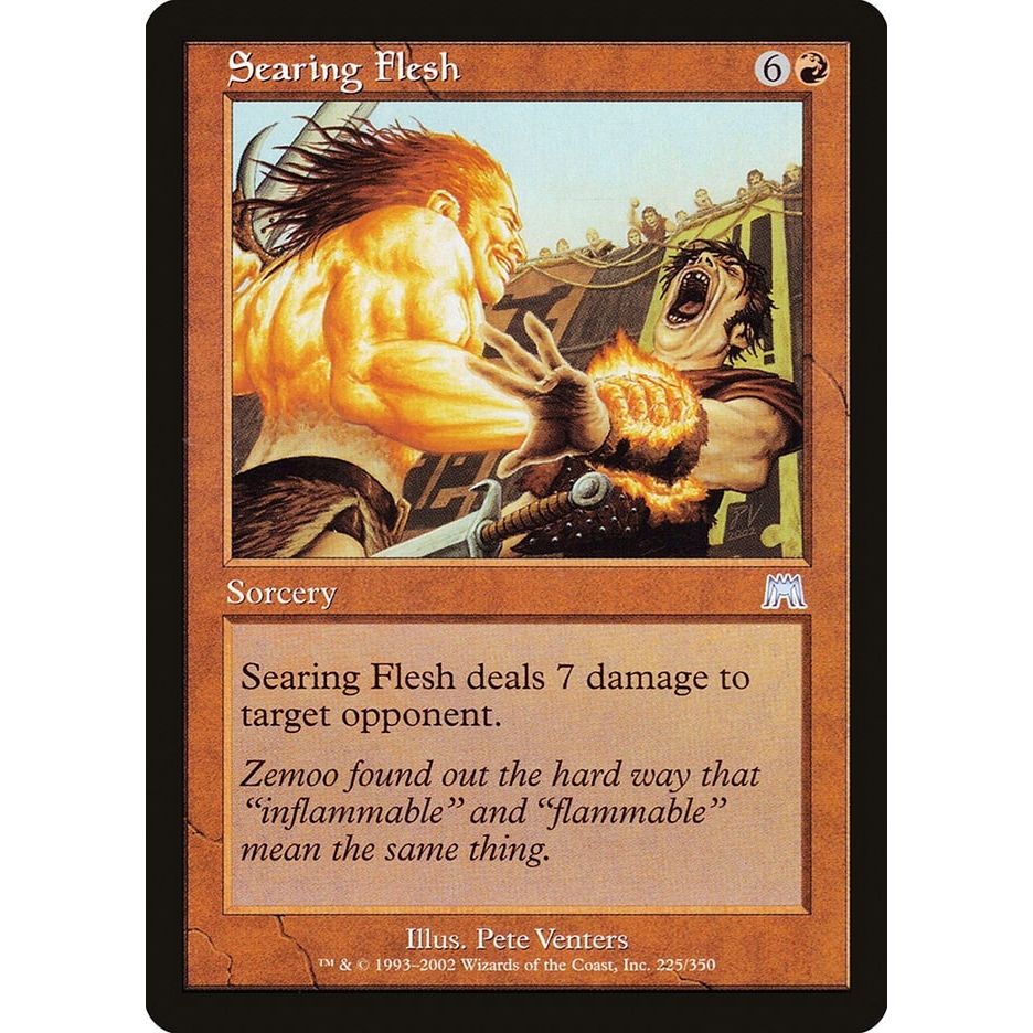 Image for Searing Flesh (225) (ONS) - Magic: The Gathering