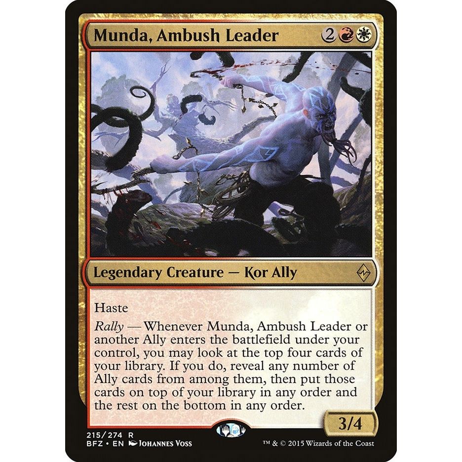 Image for Munda, Ambush Leader (215) (BFZ) - Magic: The Gathering