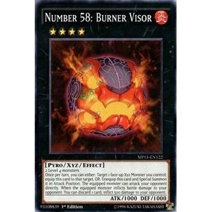 Image for Number 58: Burner Visor (MP15-EN122) (MP15) - YuGiOh