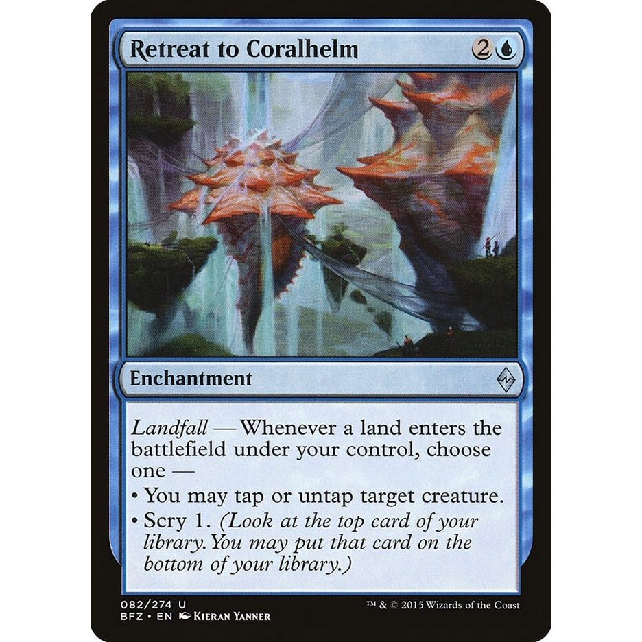 Image for Retreat to Coralhelm (82) (BFZ) - Magic: The Gathering