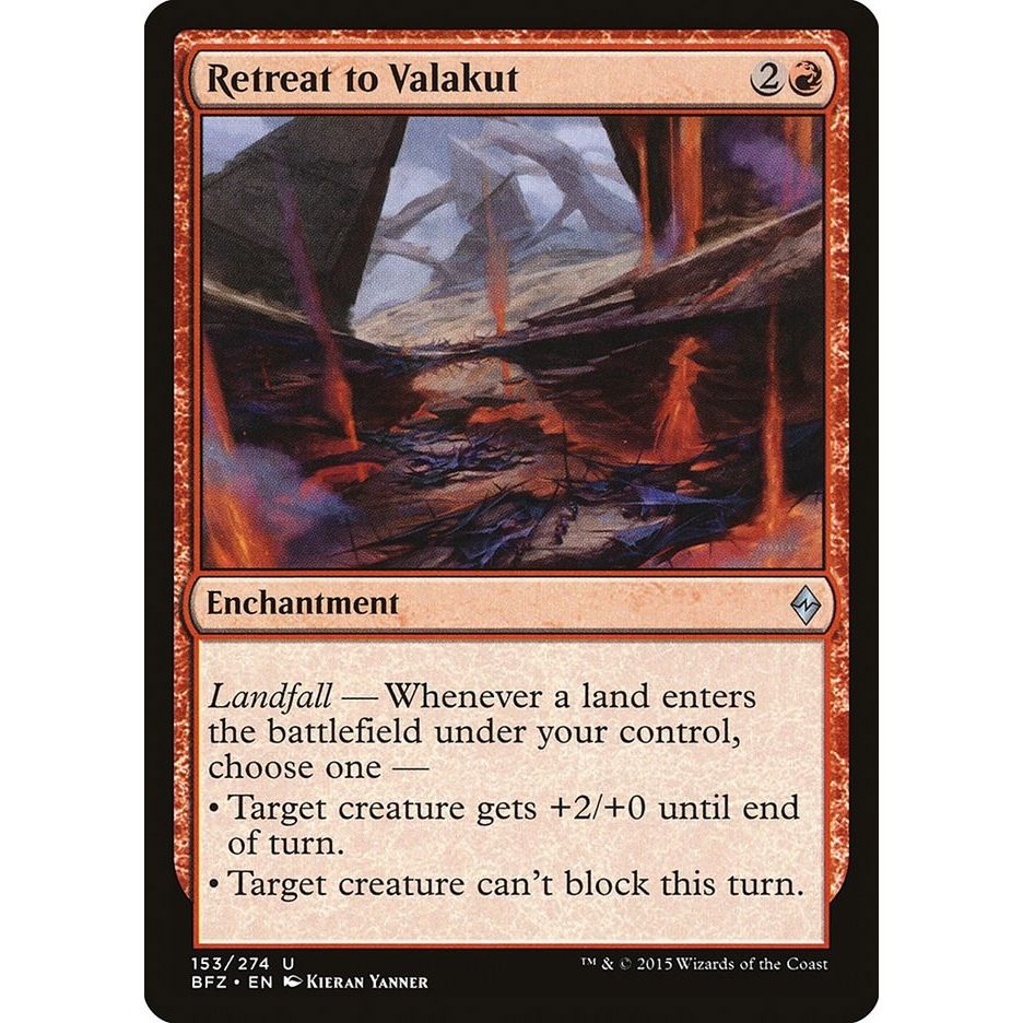 Image for Retreat to Valakut (153) (BFZ) - Magic: The Gathering