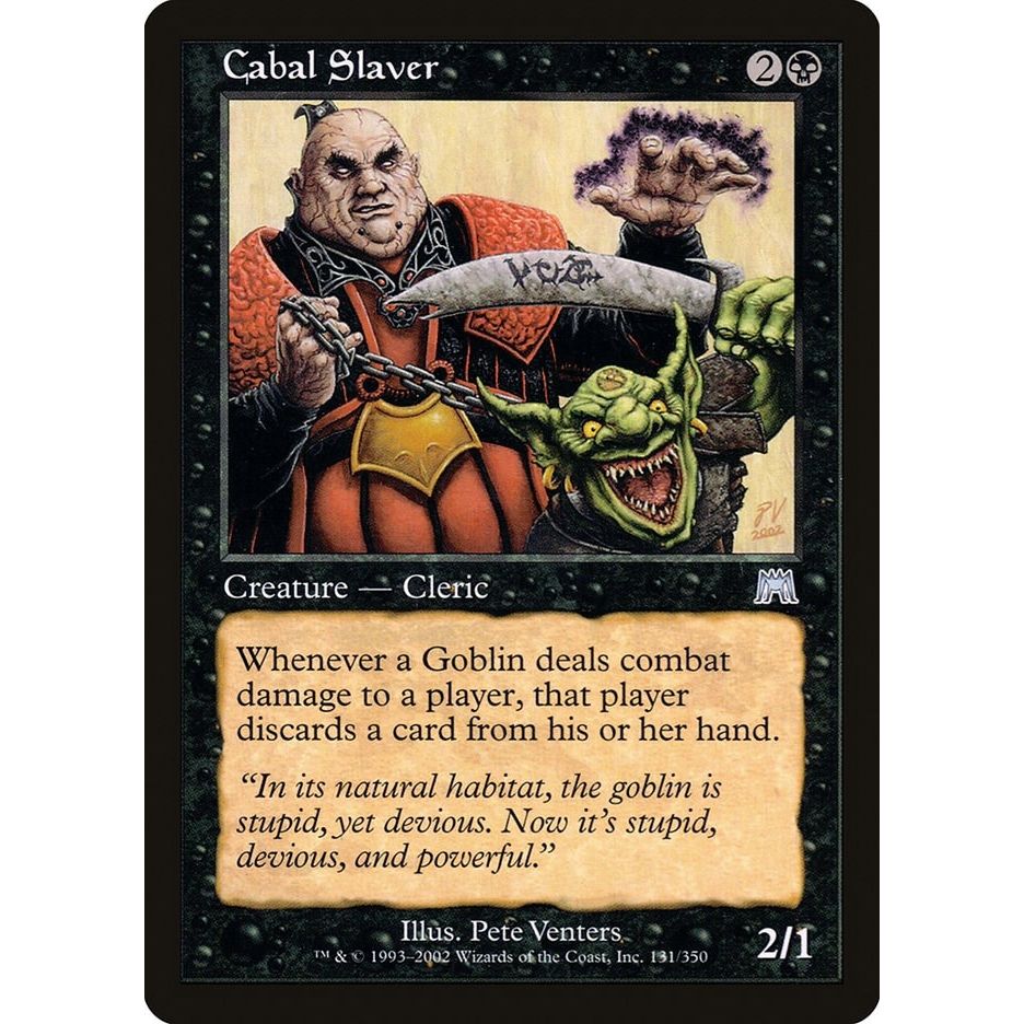 Image for Cabal Slaver (131) (ONS) - Magic: The Gathering