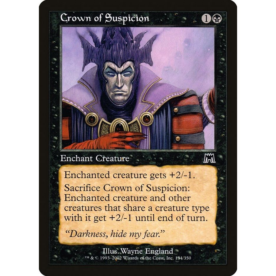 Image for Crown of Suspicion (134) (ONS) - Magic: The Gathering