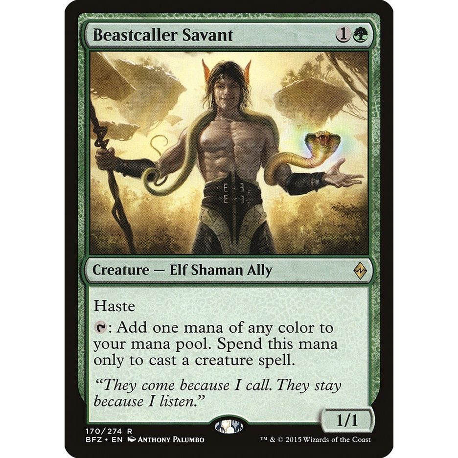 Image for Beastcaller Savant (170) (BFZ) - Magic: The Gathering