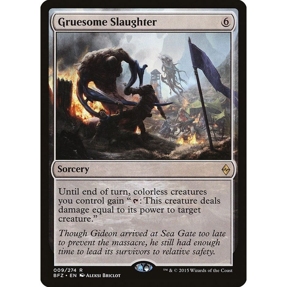Image for Gruesome Slaughter (9) (BFZ) - Magic: The Gathering
