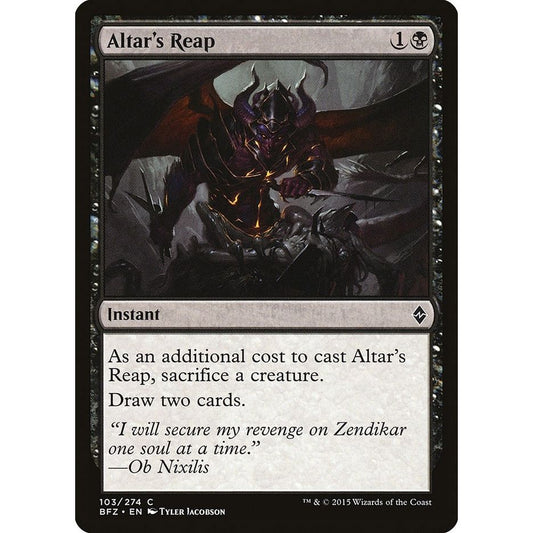 Image for Altar's Reap (103) (BFZ) - Magic: The Gathering