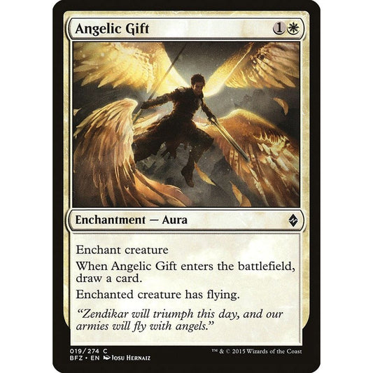 Image for Angelic Gift (19) (BFZ) - Magic: The Gathering
