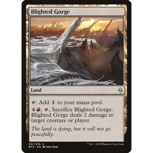 Image for Blighted Gorge (231) (BFZ) - Magic: The Gathering