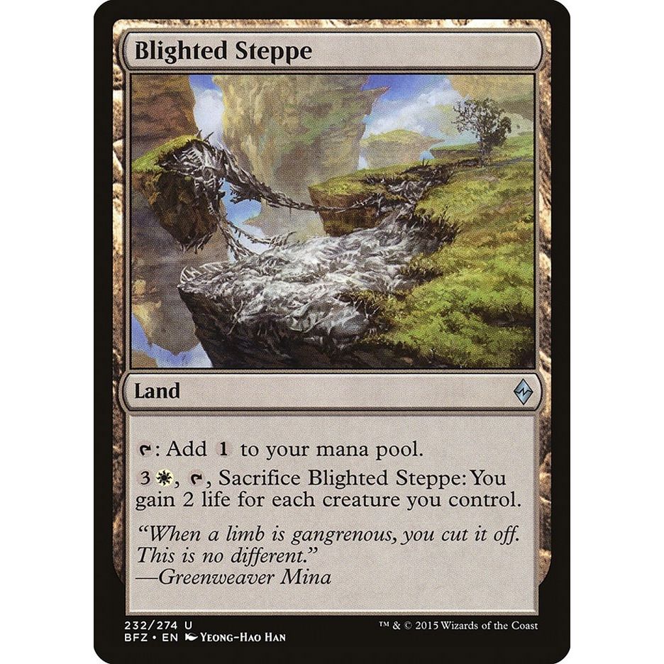 Image for Blighted Steppe (232) (BFZ) - Magic: The Gathering