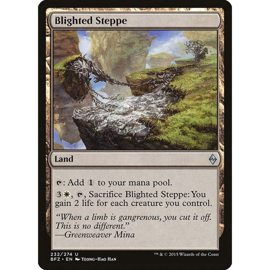 Image for Blighted Steppe (232) (BFZ) - Magic: The Gathering
