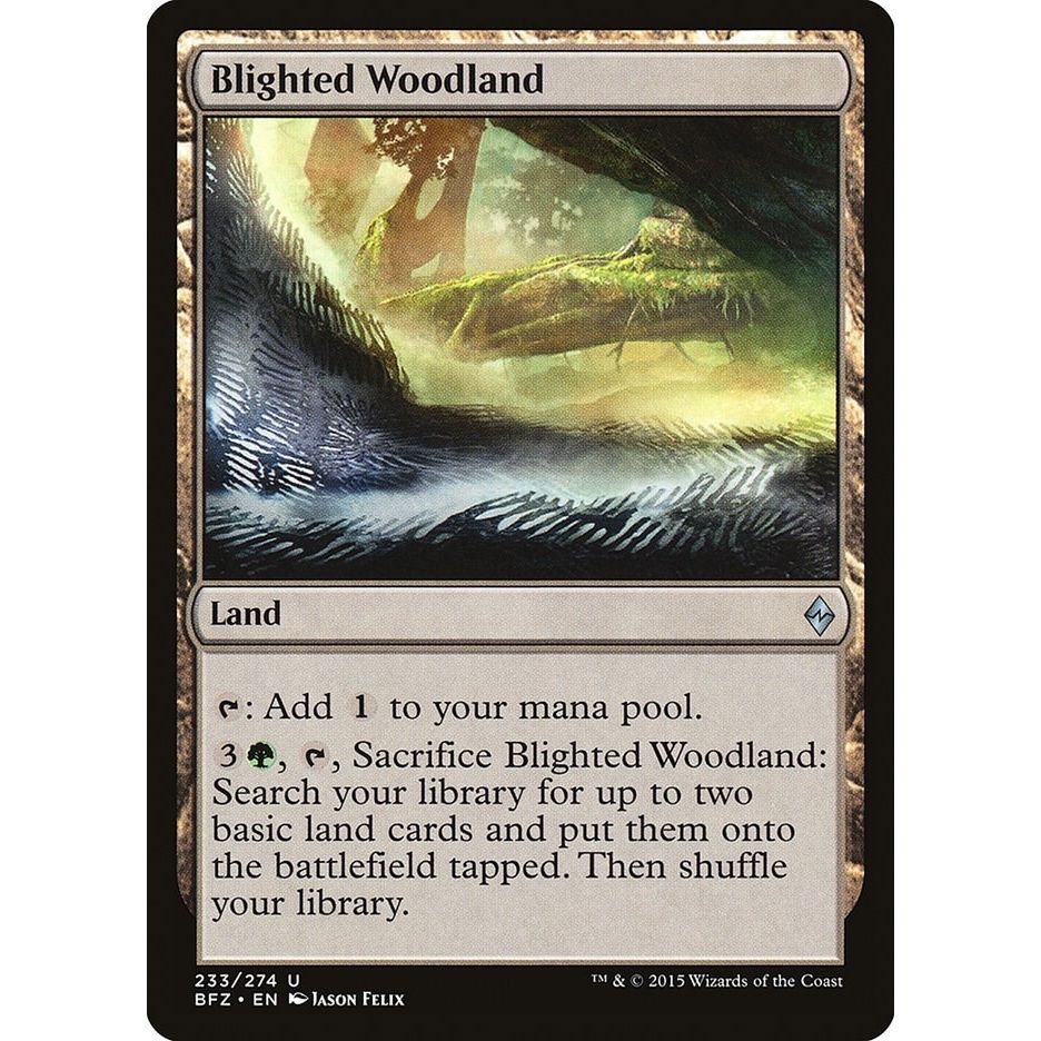 Image for Blighted Woodland (233) (BFZ) - Magic: The Gathering