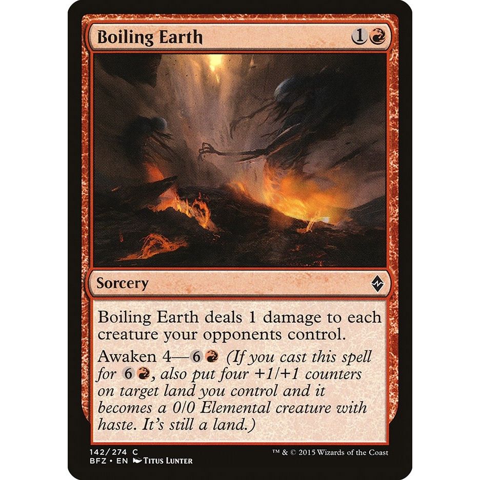 Image for Boiling Earth (142) (BFZ) - Magic: The Gathering