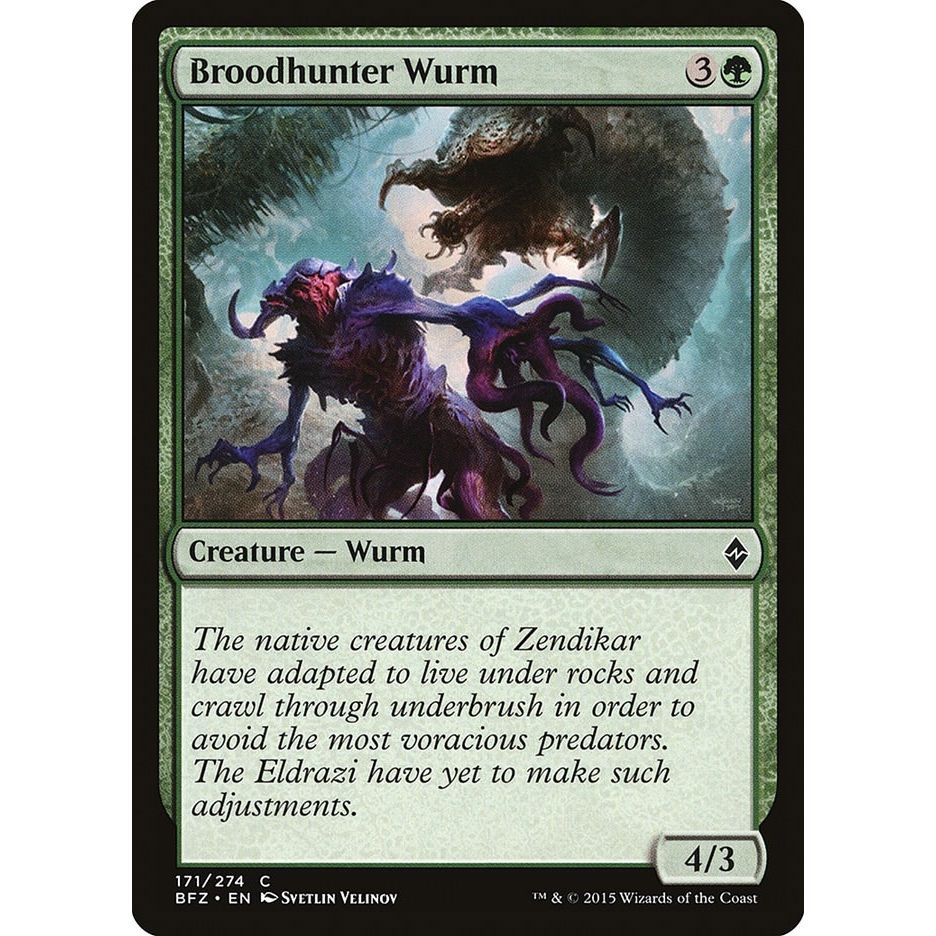 Image for Broodhunter Wurm (171) (BFZ) - Magic: The Gathering