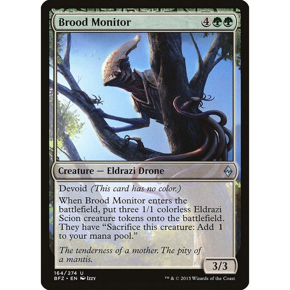 Image for Brood Monitor (164) (BFZ) - Magic: The Gathering