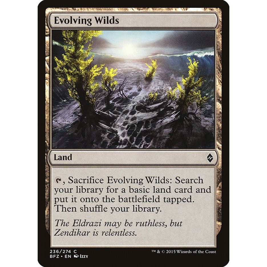 Image for Evolving Wilds (236) (BFZ) - Magic: The Gathering