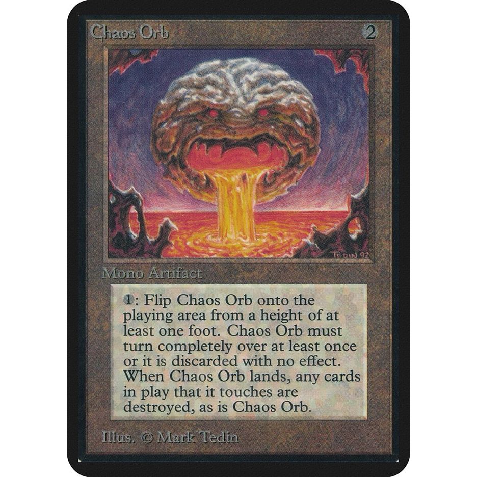 Image for Chaos Orb (LEA) - Magic: The Gathering