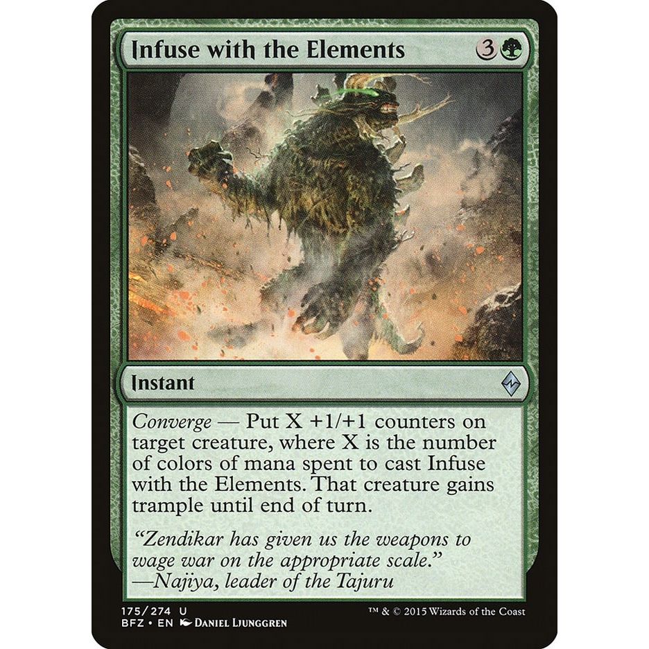 Image for Infuse with the Elements (175) (BFZ) - Magic: The Gathering