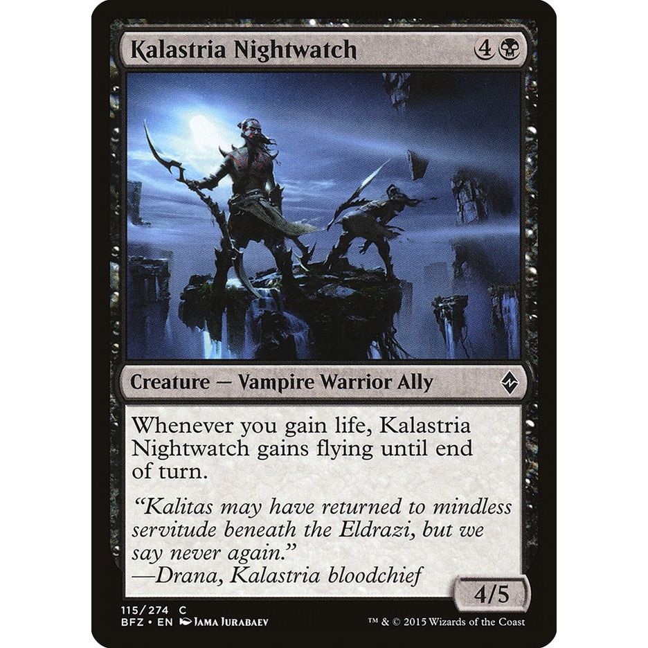 Image for Kalastria Nightwatch (115) (BFZ) - Magic: The Gathering