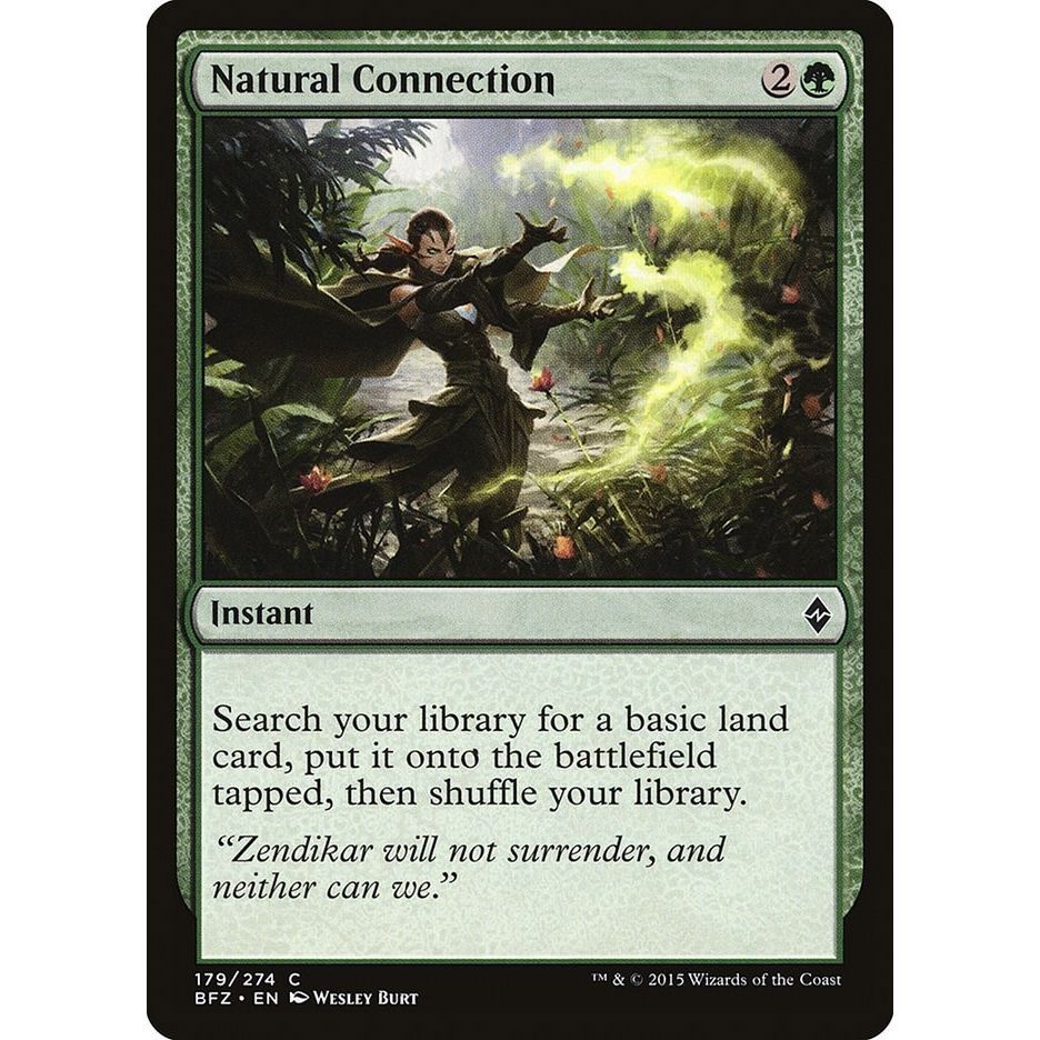 Image for Natural Connection (179) (BFZ) - Magic: The Gathering