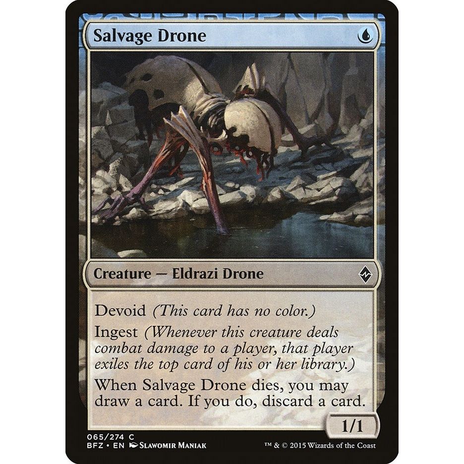 Image for Salvage Drone (65) (BFZ) - Magic: The Gathering