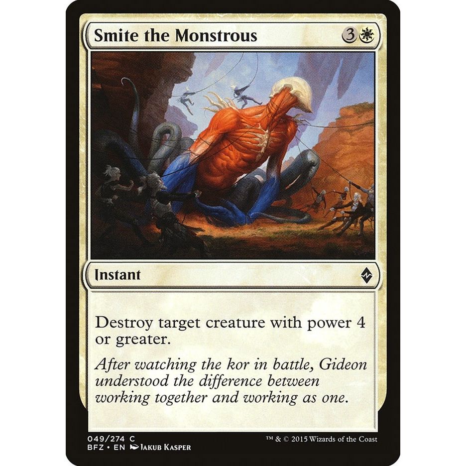 Image for Smite the Monstrous (49) (BFZ) - Magic: The Gathering
