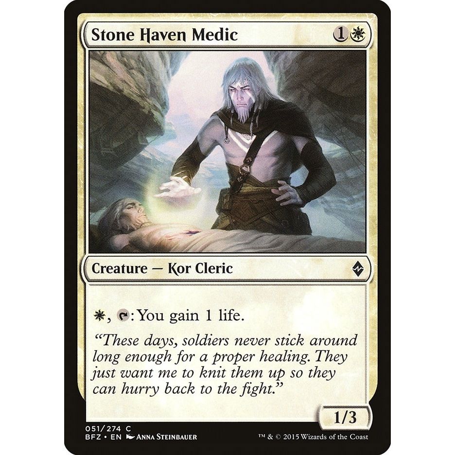 Image for Stone Haven Medic (51) (BFZ) - Magic: The Gathering