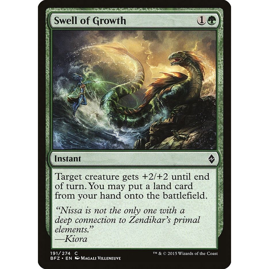 Image for Swell of Growth (191) (BFZ) - Magic: The Gathering