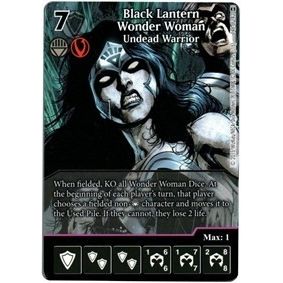 Image for Black Lantern Wonder Woman - Undead Warrior (Full Art) (146) (WOL) - Dice Masters