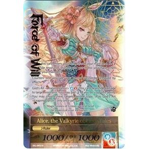 Image for Alice, the Girl in the Looking Glass // Alice, the Valkyrie of Fairy Tales (Full Art) (SKL-093/J) (SKL) - Force of Will