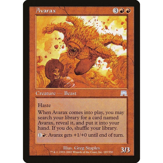 Image for Avarax (187) (ONS) - Magic: The Gathering